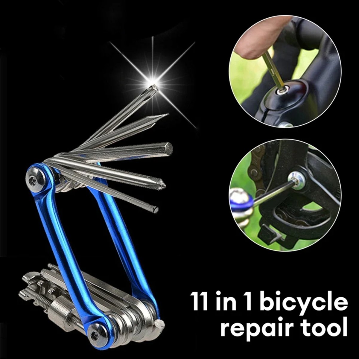 Bicycle Repair Kit - ABPF 11 in 1 Bicycle Bike