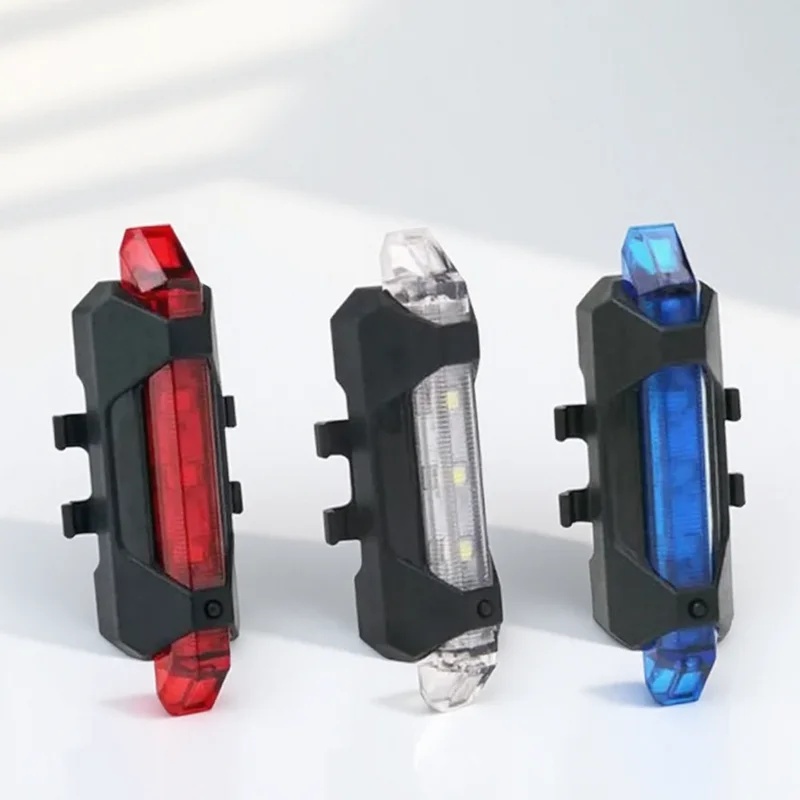 Cycling Gear Charging Station - 1-3pcs USB Rechargeable Waterproof Bike Taillight