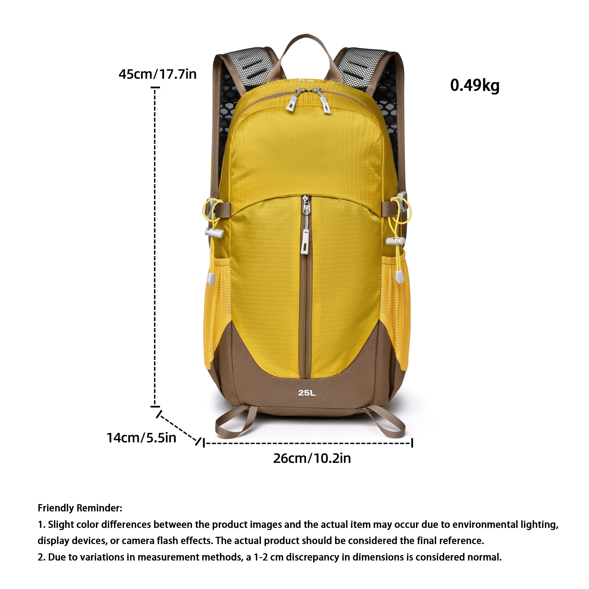 25l Large Capacity Hiking Back - Cycle Zone ulasan dan harga