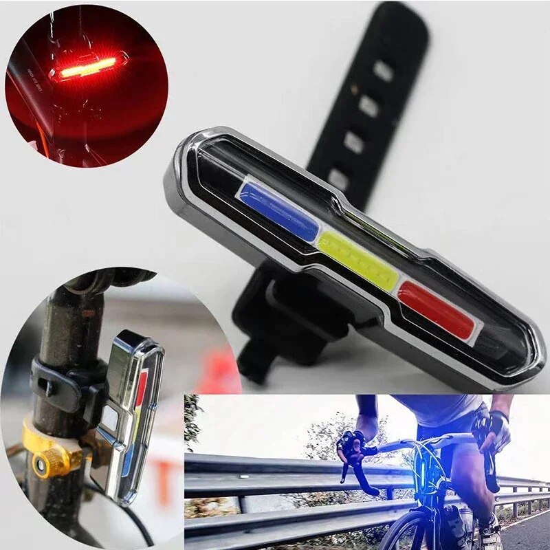 Bicycle Rear Light Waterproof  - Cycling Gear Charging Station ulasan dan harga