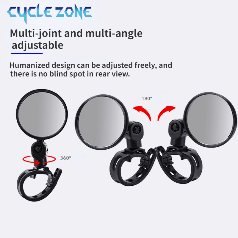2PCS Bicycle Rearview Mirror 3 - Cycle Zone ulasan dan harga