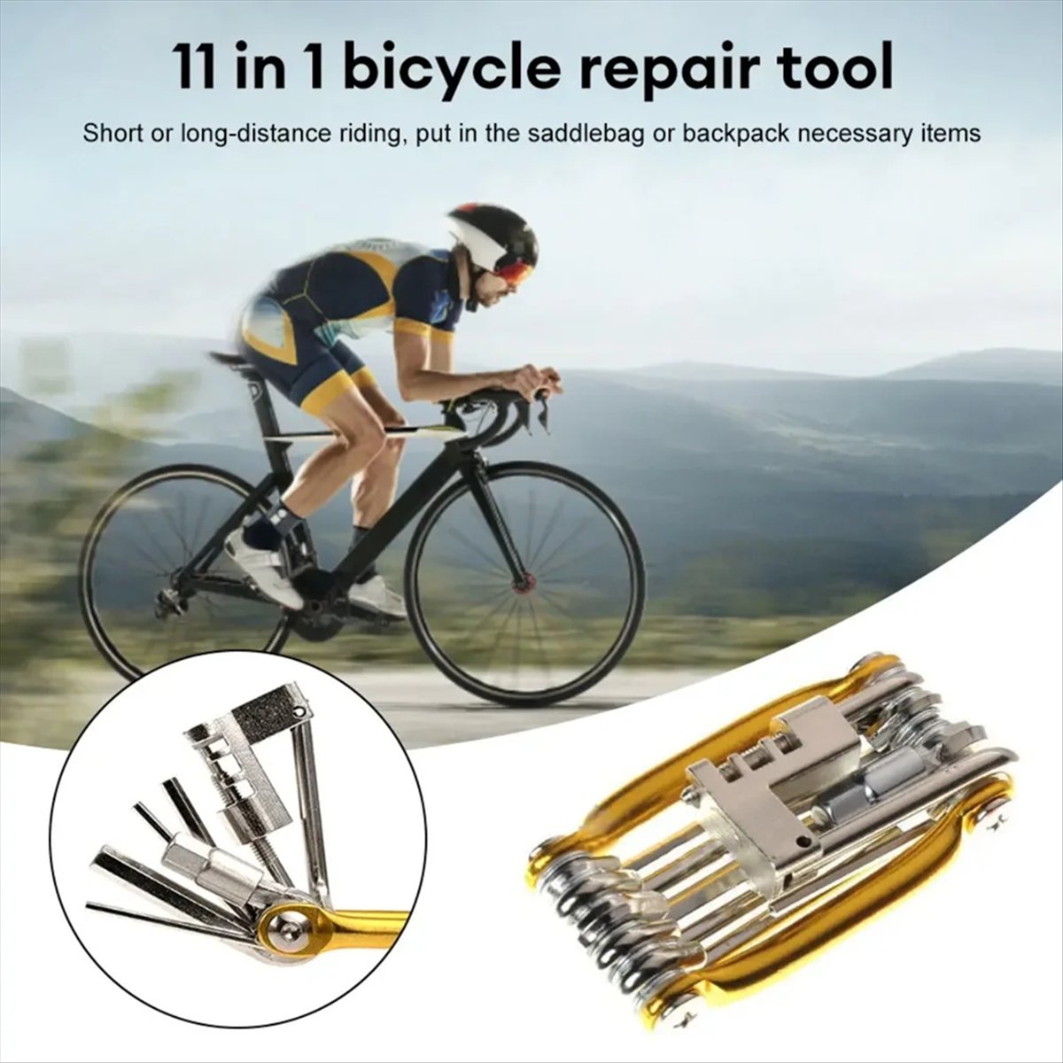 ABPF 11 in 1 Bicycle Bike Mult - Bicycle Repair Kit ulasan dan harga