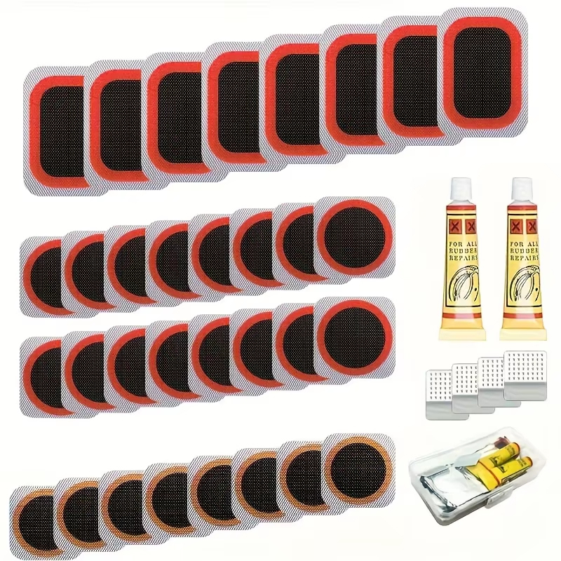 39pcs Bike Tire Repair Kit - B - Bicycle Repair Kit ulasan dan harga
