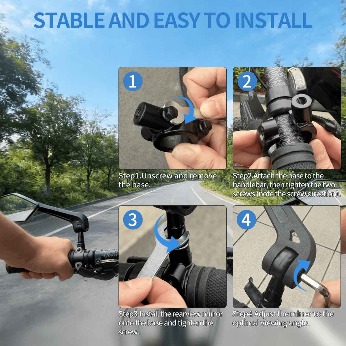 1 Pair Adjustable Handlebar Bi - Cycle Zone ulasan dan harga