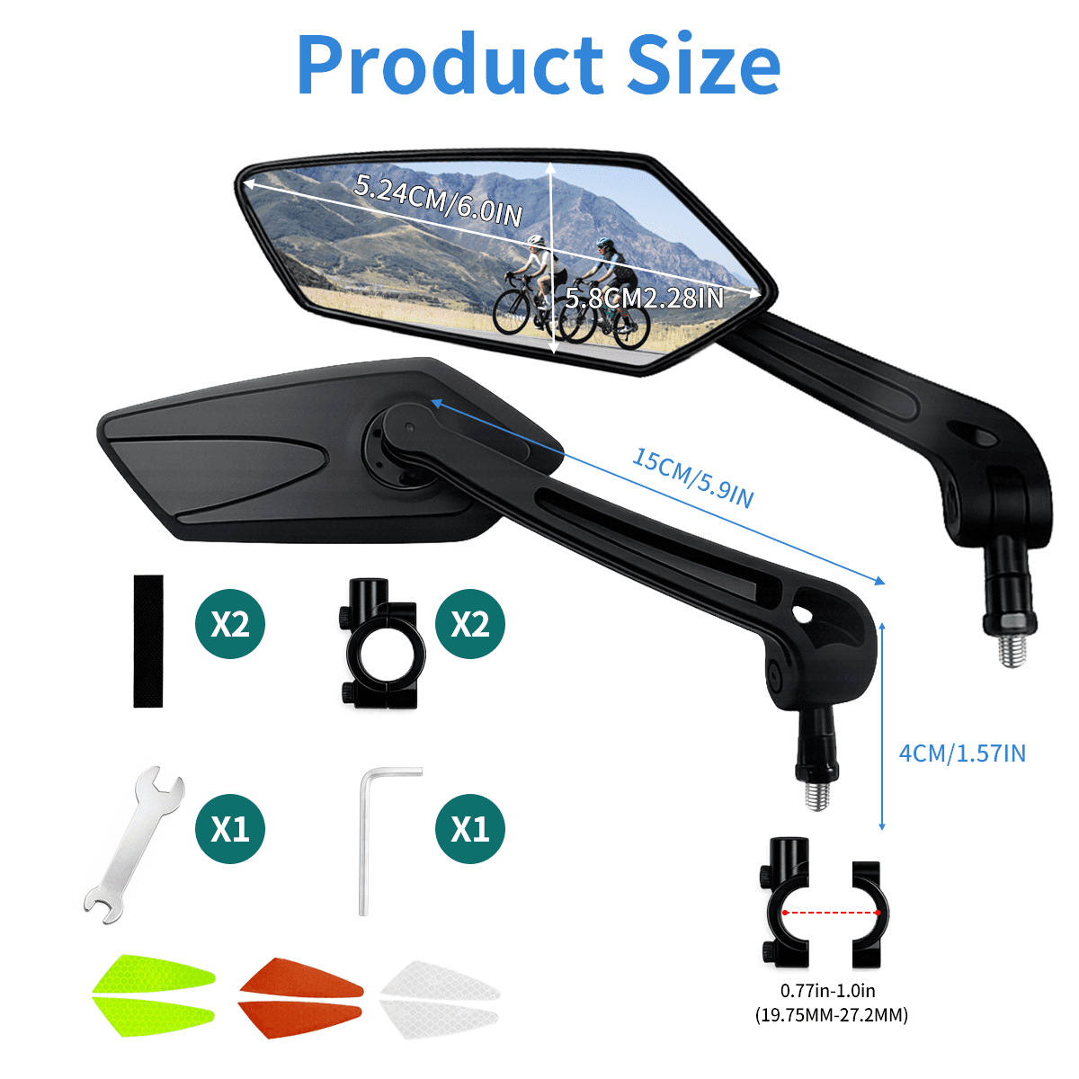 1 Pair Adjustable Handlebar Bi - Cycle Zone ulasan dan harga