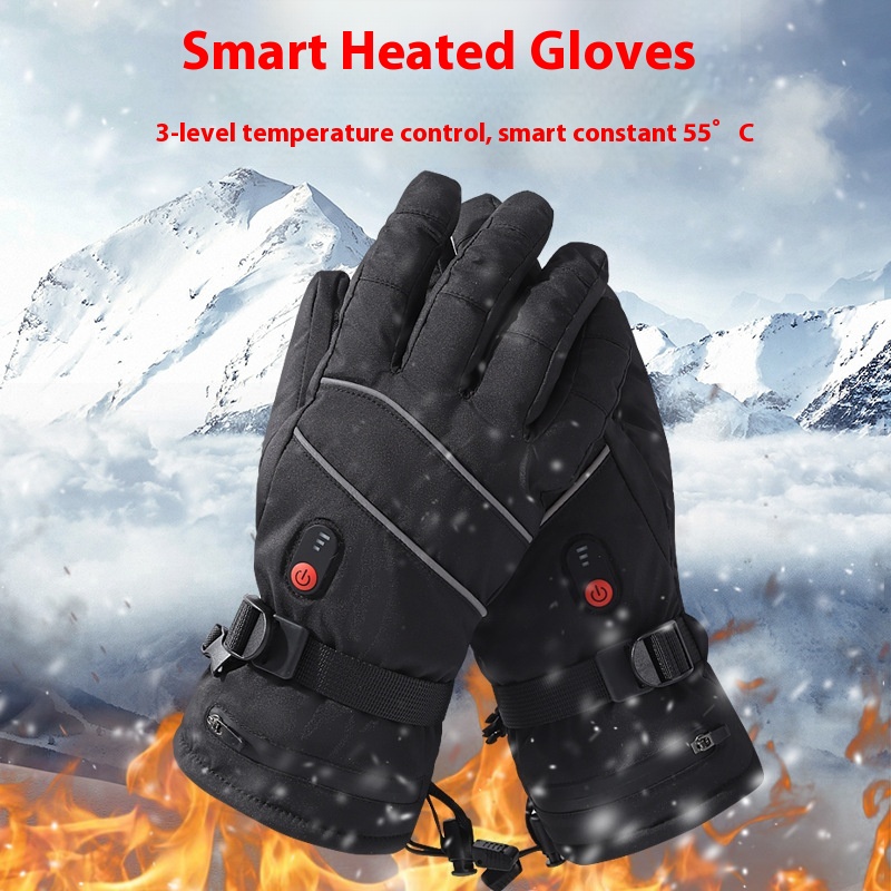 Touchscreen Heating Gloves Out - Cycling Heat Gear ulasan dan harga