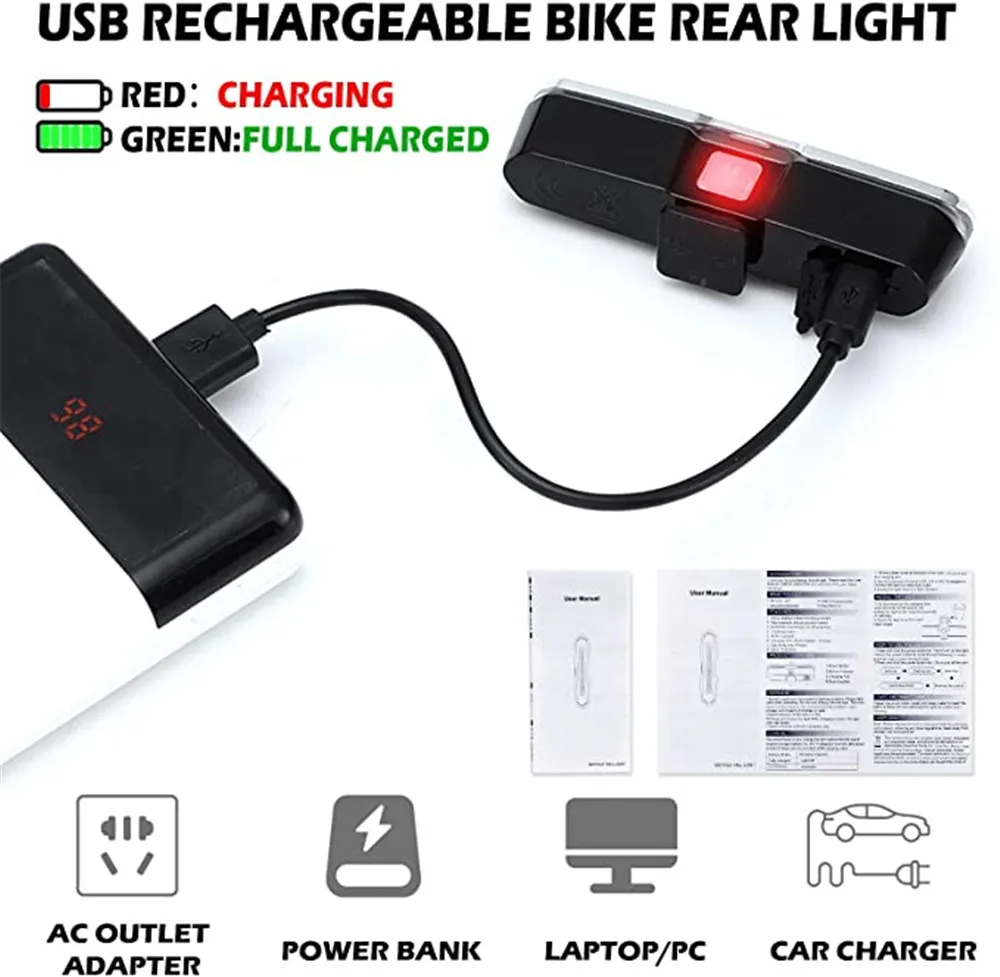 Waterproof USB Rechargeable LE - Cycling Gear Charging Station ulasan dan harga