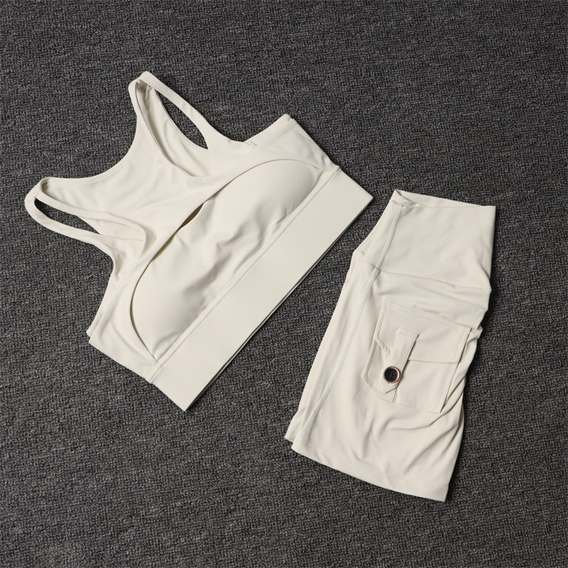 Fitness Shorts Yoga Sets Women - Cycling Gear For Women ulasan dan harga