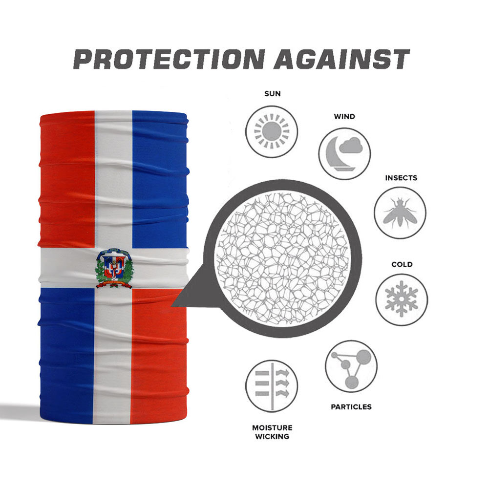 Dominica National Flag Bandana - Cycling Gear For Women ulasan dan harga
