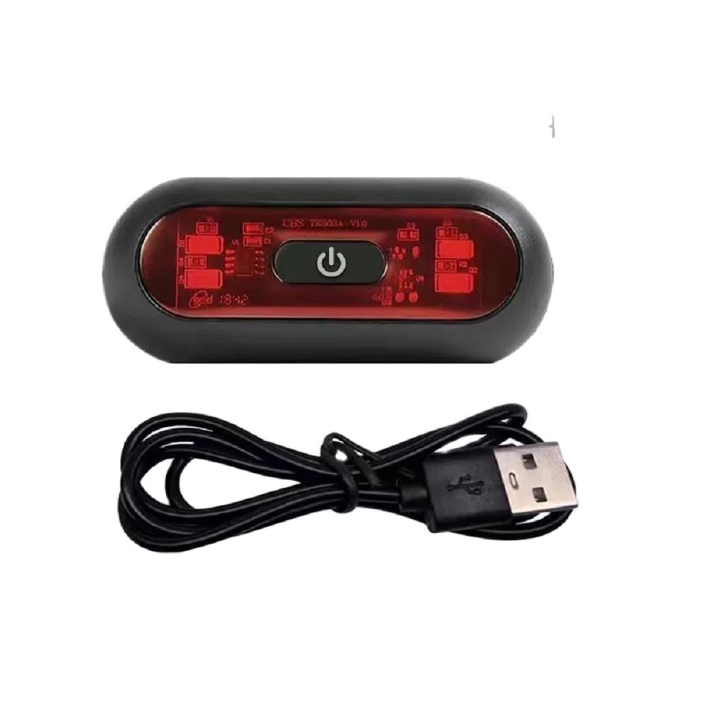 4 Lamp Beads Bicycle Helmet Le - Cycling Gear Charging Station ulasan dan harga
