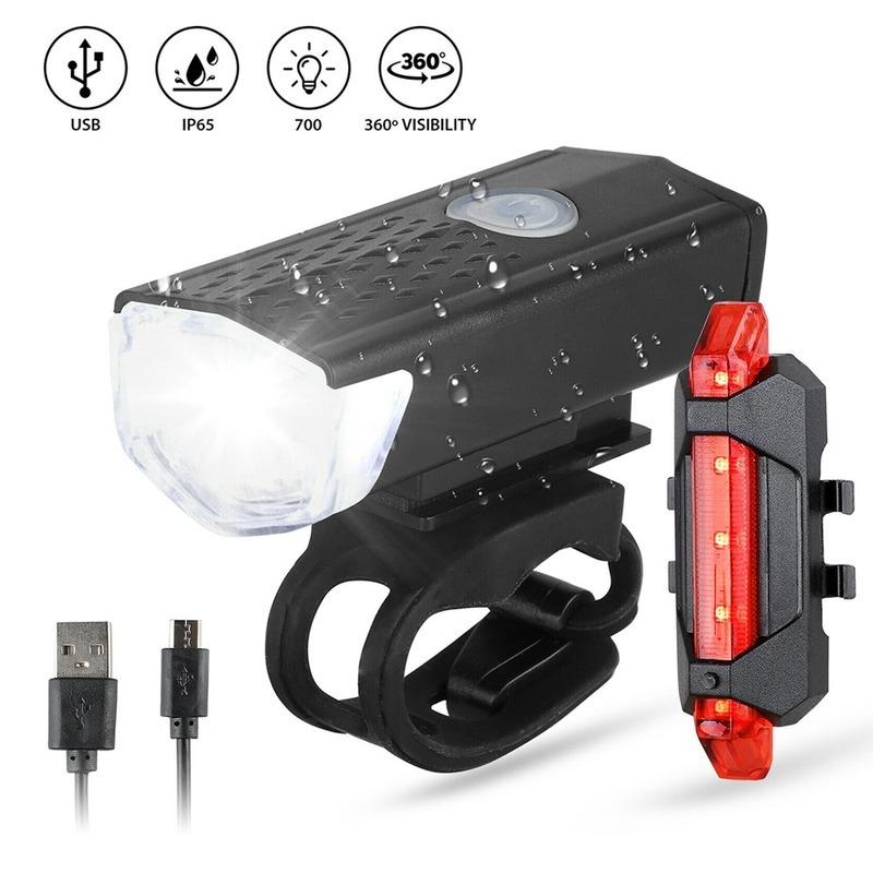 Bike Bicycle Light USB LED Rec - Cycling Gear Charging Station ulasan dan harga