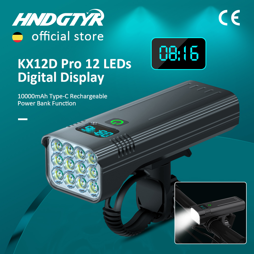 6-12 LEDs Bicycle Light Max 50 - Cycling Gear Charging Station ulasan dan harga