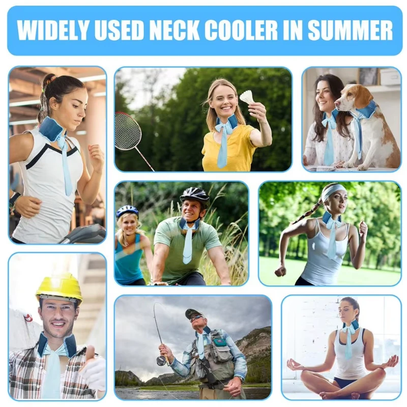 Cooling Ice Scarf for Neck Col - Cycling Heat Gear ulasan dan harga