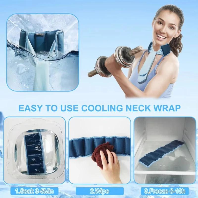 Cooling Ice Scarf for Neck Col - Cycling Heat Gear ulasan dan harga