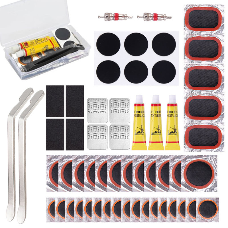 Bike Tire Tyre Tube Repair Kit - Bicycle Repair Kit ulasan dan harga