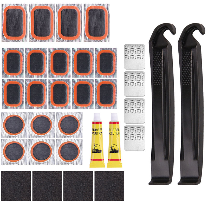 Bike Tire Tyre Tube Repair Kit - Bicycle Repair Kit ulasan dan harga