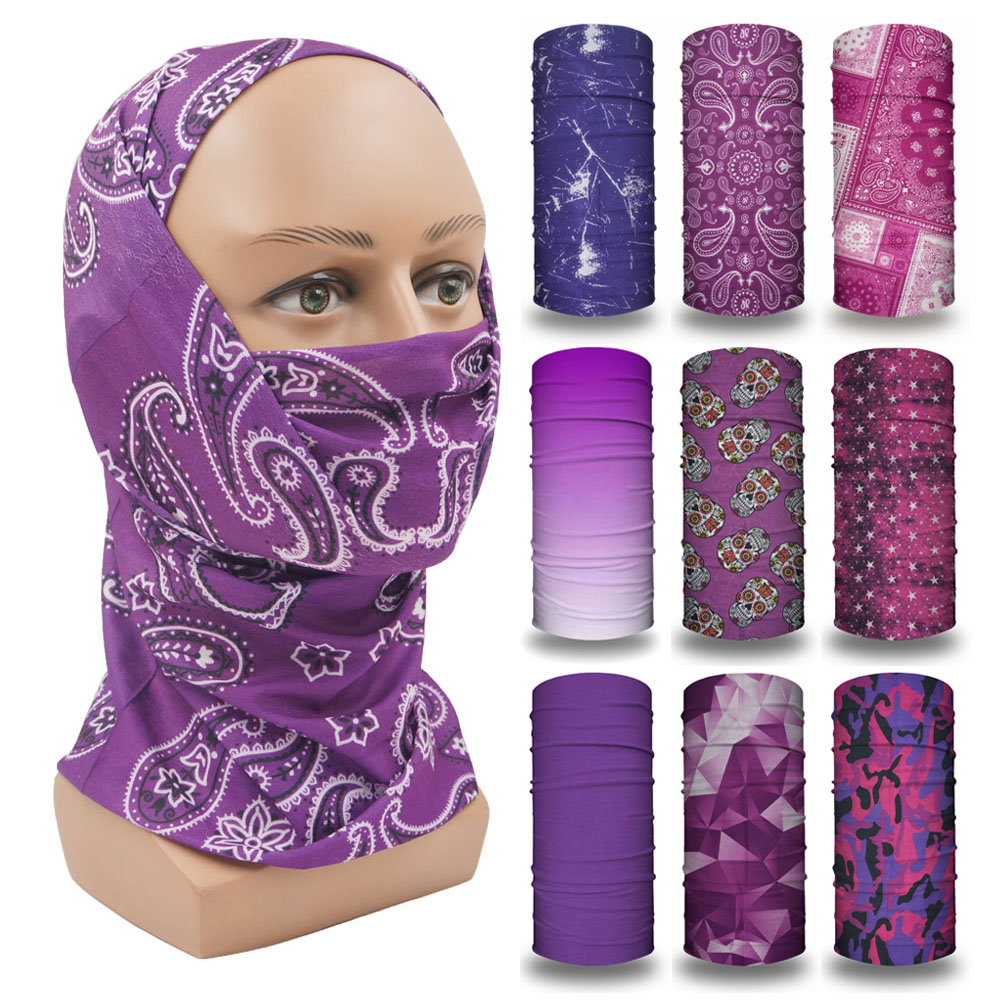 Purple Balaclava Women Running - Cycling Gear For Women ulasan dan harga