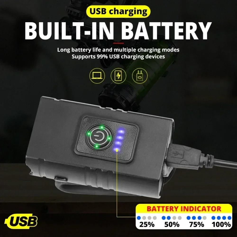 Front & Rear Bike Light Set, U - Cycling Gear Charging Station ulasan dan harga
