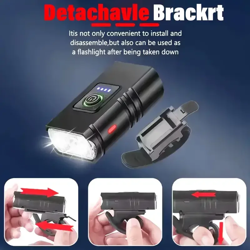Front & Rear Bike Light Set, U - Cycling Gear Charging Station ulasan dan harga