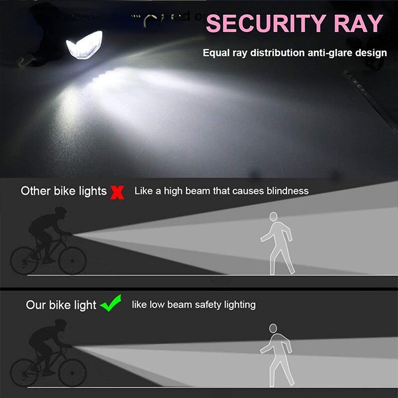 MTB Bike Front Lights USB LED  - Cycling Gear Charging Station ulasan dan harga
