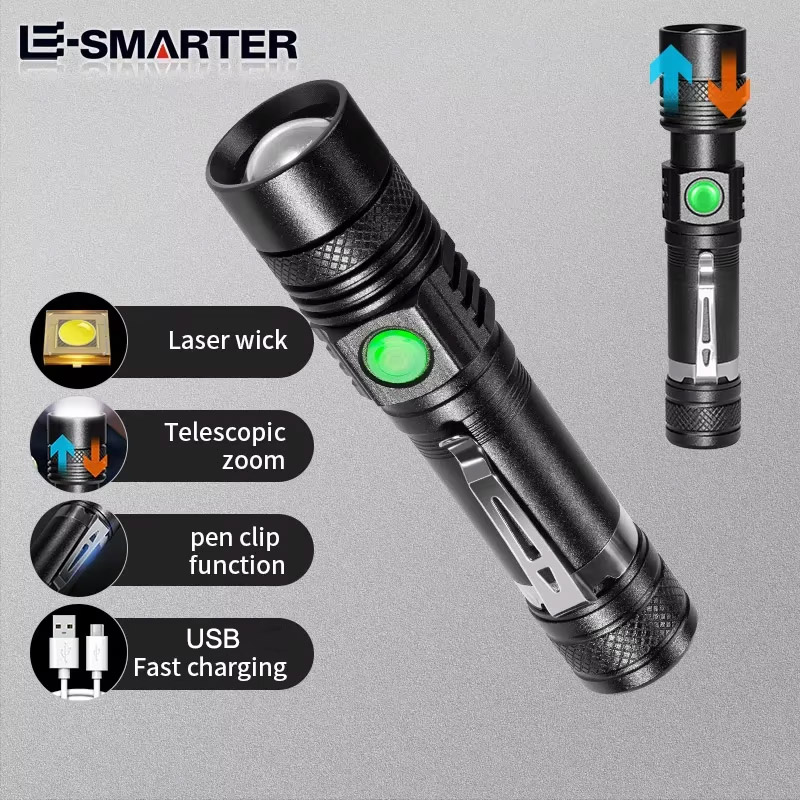 Ultra Bright Flashlight USB Li - Cycling Gear Charging Station ulasan dan harga