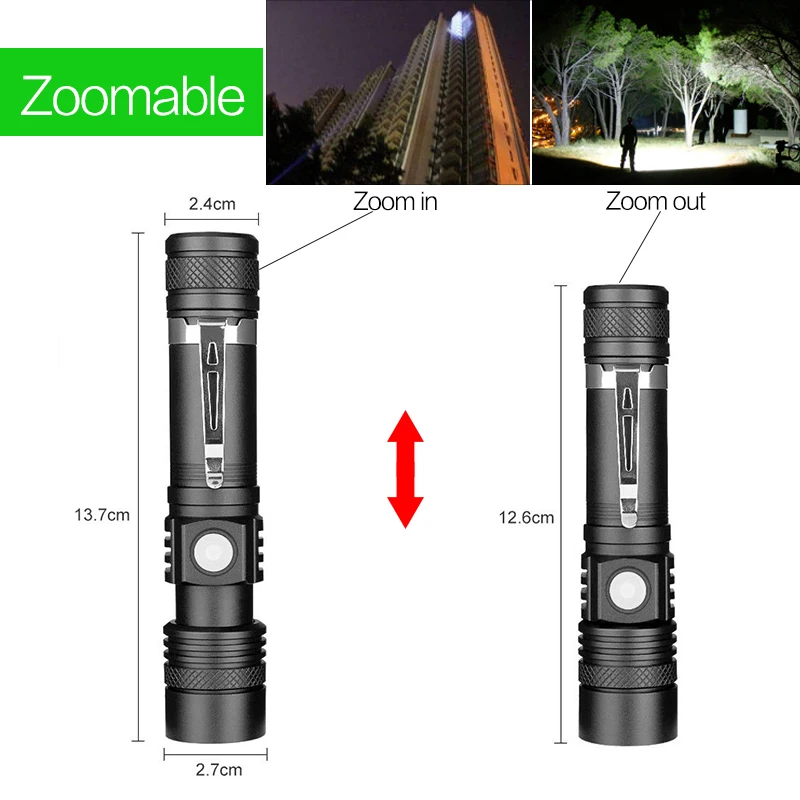 Ultra Bright Flashlight USB Li - Cycling Gear Charging Station ulasan dan harga