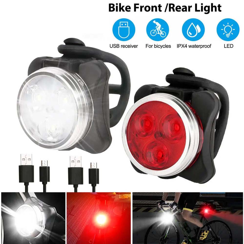 Bicycle Headlight Tail Light O - Cycling Gear Charging Station ulasan dan harga