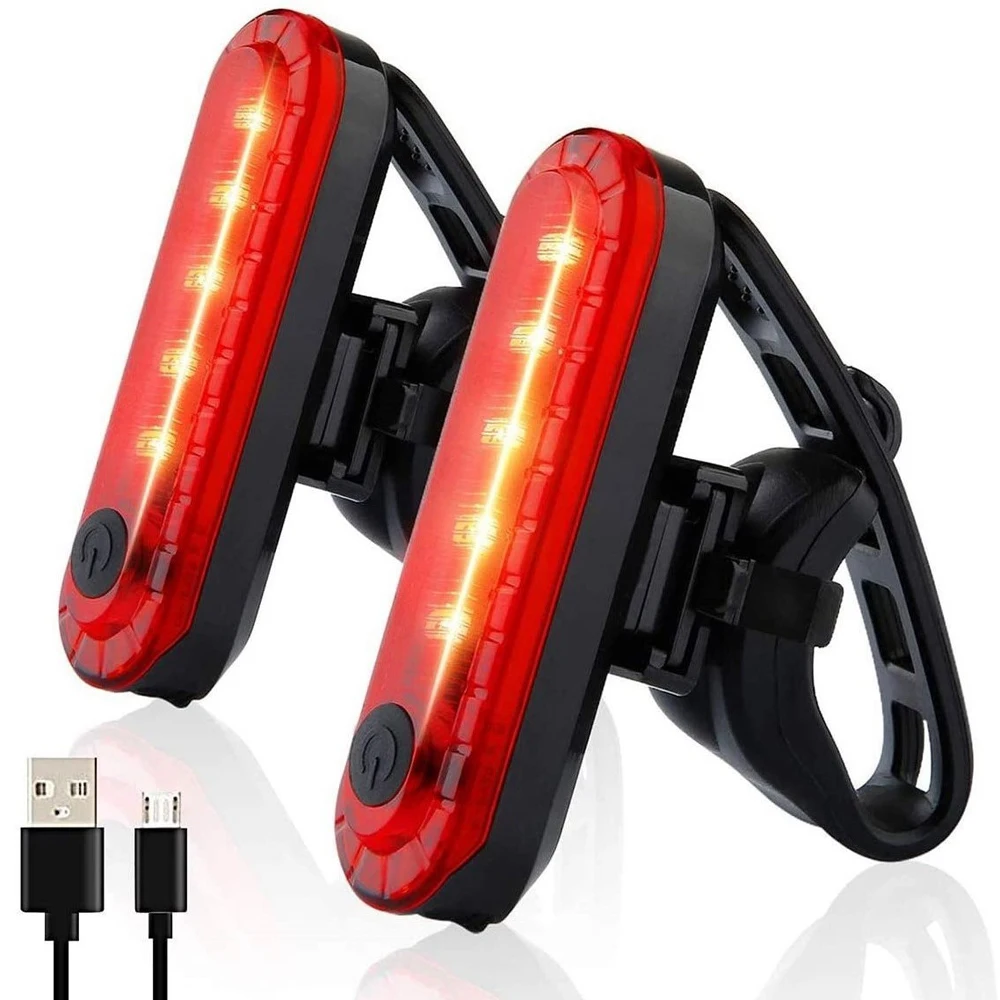 Bike Tail Light USB Rechargeab - Cycling Gear Charging Station ulasan dan harga