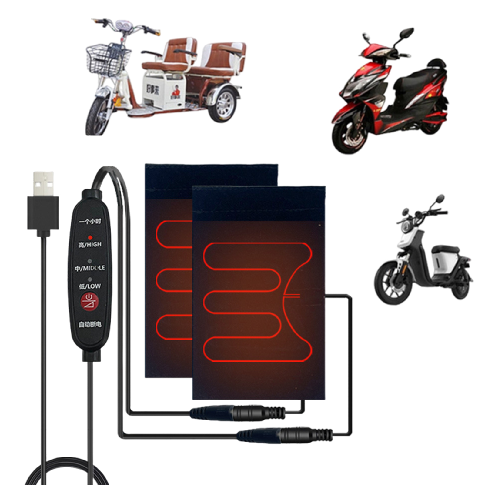 5V Handlebar Heater Anti-Slip  - Cycling Heat Gear ulasan dan harga